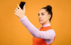 Woman taking Selfie